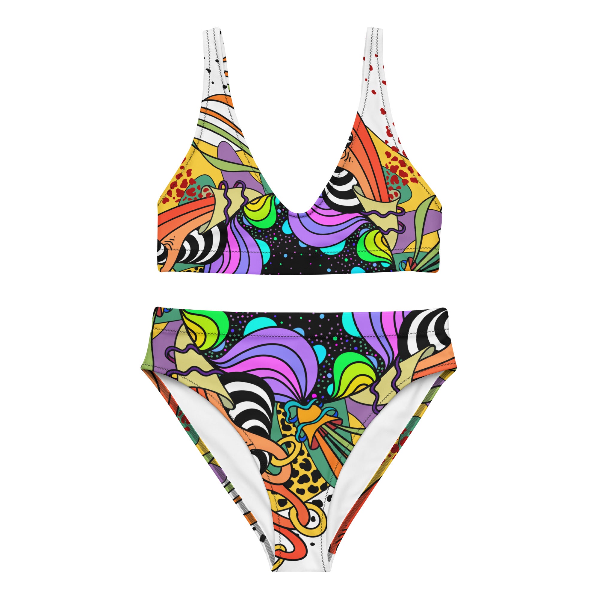 Sub Creatures Women’s high-waisted bikini